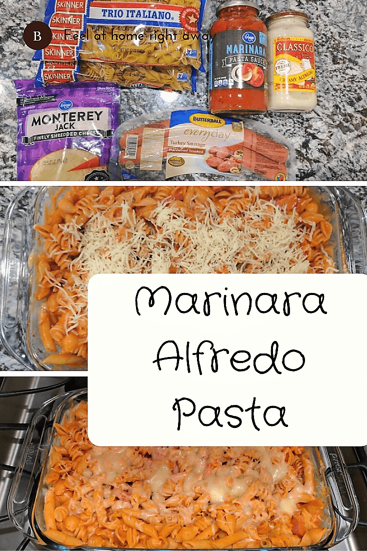 Marinara Alfredo Pasta With Sausage – Quick, Easy Weeknight Meal