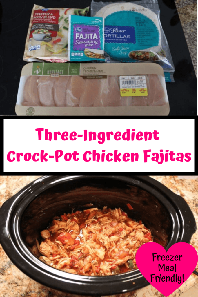 Three-Ingredient Crock-Pot Chicken Fajitas