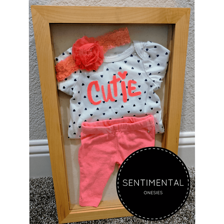 Newborn Shadow Box – Display Going Home from the Hospital Outfit