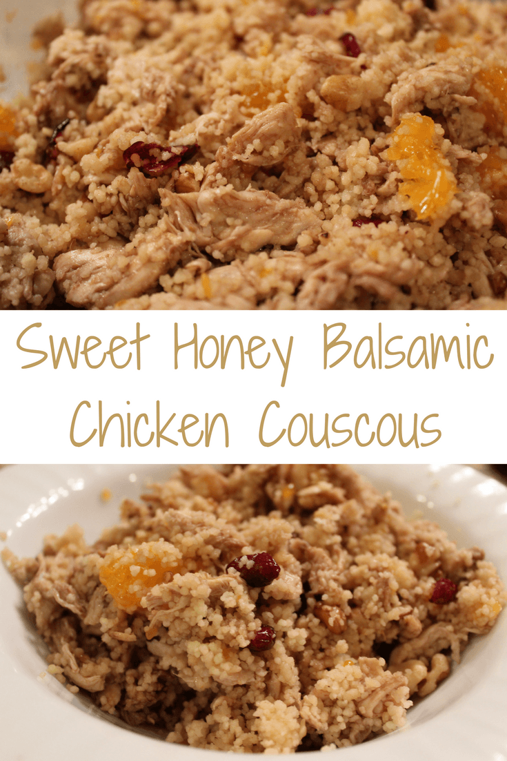 Sweet Honey Balsamic Chicken Couscous – Easy Weeknight Meal Idea
