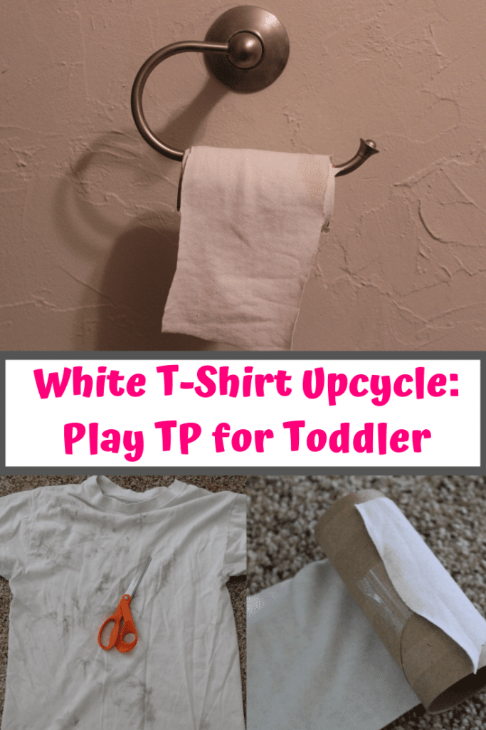 White T-Shirt Upcycle_Play TP for Toddler
