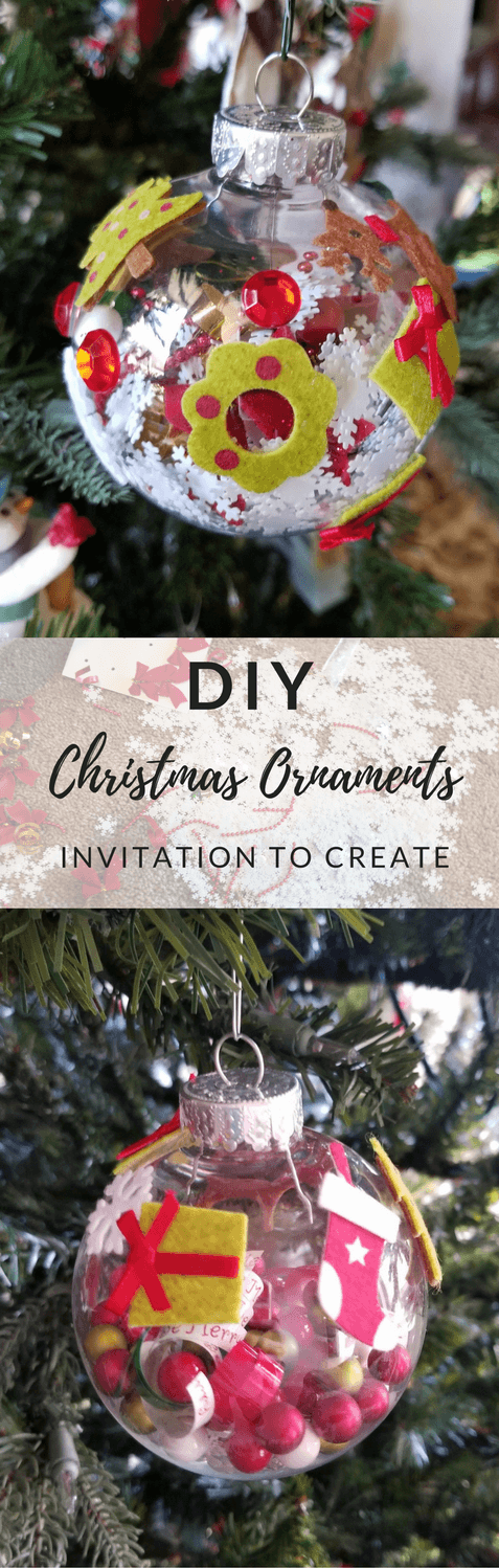 DIY Kid’s Christmas Ornaments Craft: Great Fine Motor Practice Too!