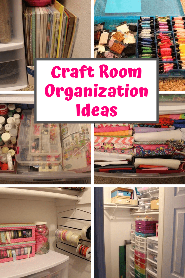Craft Room Organization: Ribbons, Paints, Scrapbook, and More!
