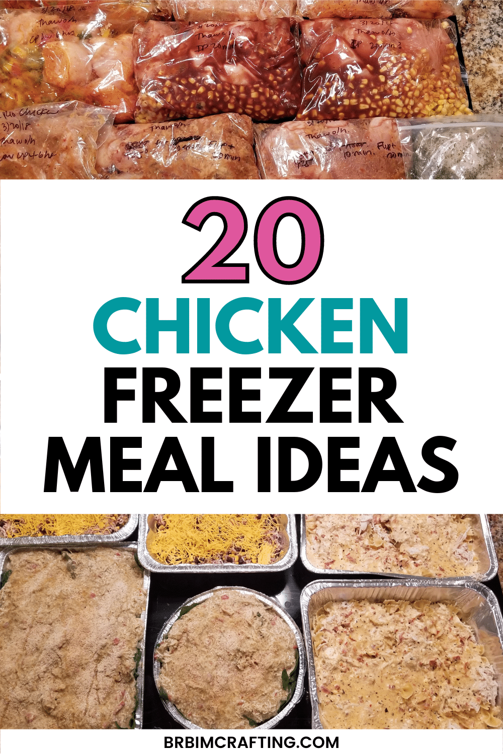 chicken freezer meal prep ideas
