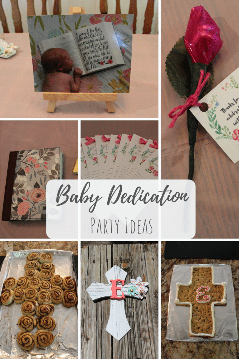 Baby Dedication Party Ideas for Decorations + Activities (Also Christening!)
