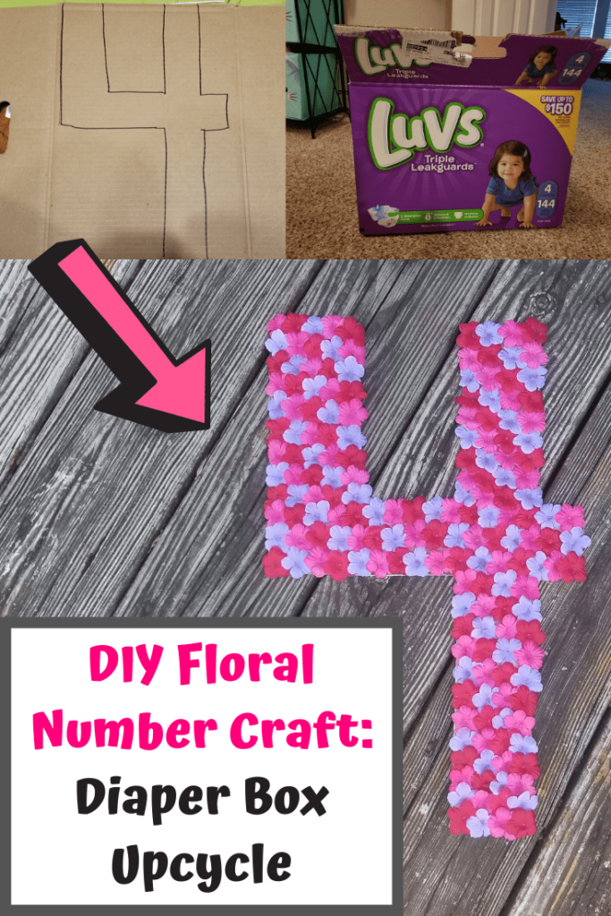 Floral FOUR From Diaper Box