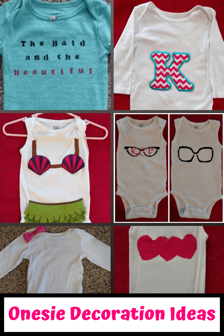 Decorating Onesies for Baby Shower Gifts – No Cricut Needed