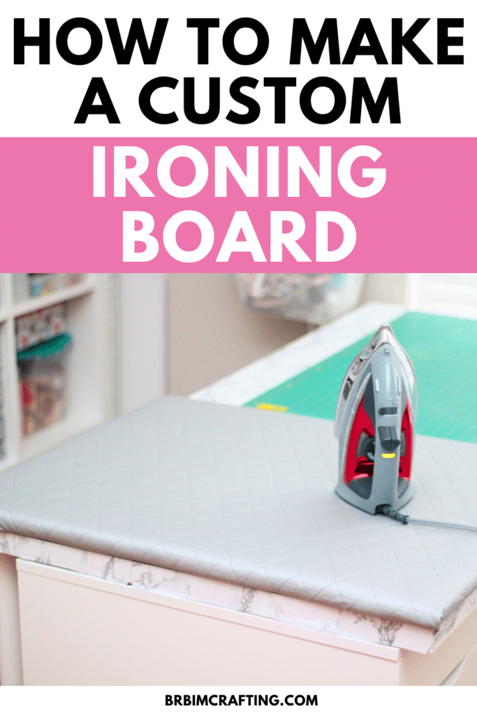 How to Make a DIY Ironing Board Using Wood & Quilted Fabric